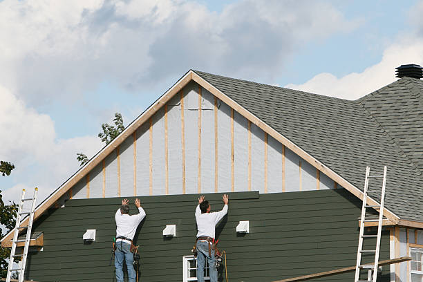 Professional Siding Contractor technician working in Asheville, NC